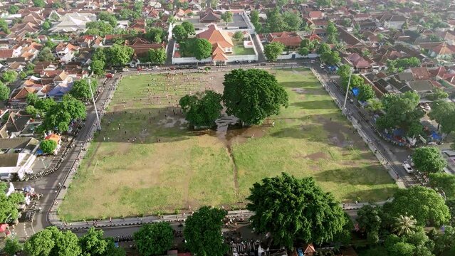 Alun-alun Selatan or Alun-alun Kidul is a landmark in the form of a field that cannot be separated from the Yogyakarta Palace
