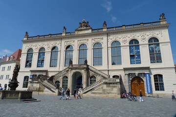  Johanneum mit Verkehrsmuseum in Dresden