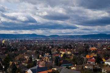 The lookout tower of Sashalom in Budapest