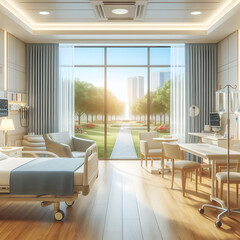 Fototapeta premium modern living room with fireplace