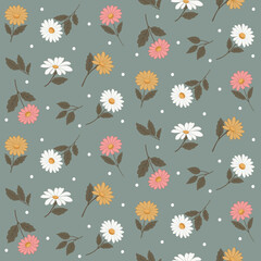 Floral pattern seamless vector design