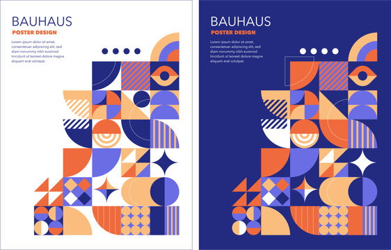 Colorful Abstract Geometric Background. Modern colorful concept poster design. Modular shapes and elements, vector illustration