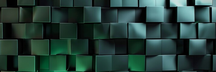 Abstract background geometric black and green
