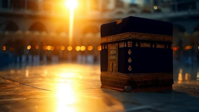 Kaaba and sunlight are minimal

