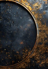 a black and gold background