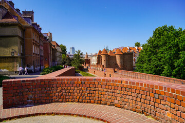 Barbacan / Barbican fortress in Warsaw