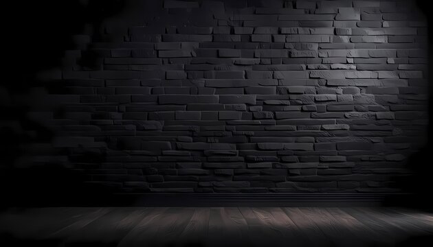 Black wall background 