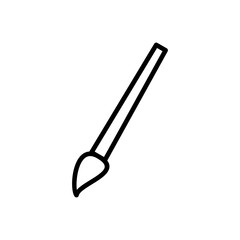 Obraz premium Paint icon vector. paint brush icon vector. paint roller icon vector