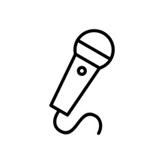microphone icon vector. karaoke icon vector