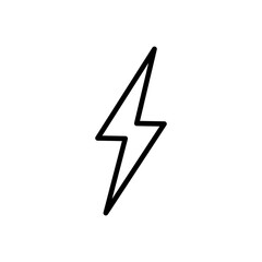 Lightning icon vector. electric icon vector. power icon. energy sign