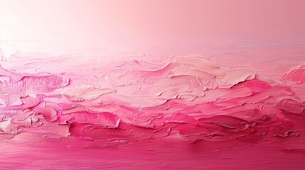 A Modern Pink Sea: Textural Waves of Blush Across a Painterly Canvas