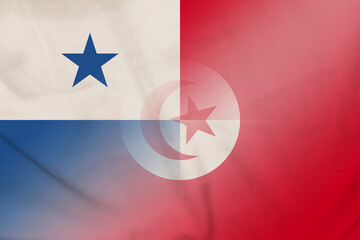 Panama and Tunisia official flag transborder negotiation TUN PAN