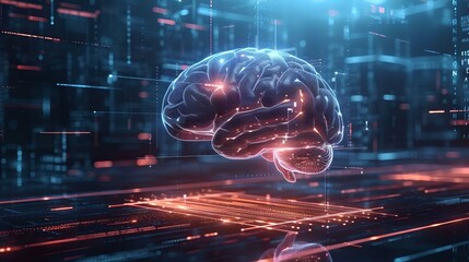 AI Innovation, Digital brain, artificial intelligence, technology, machine learning