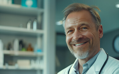 Portrait of a smiling doctor