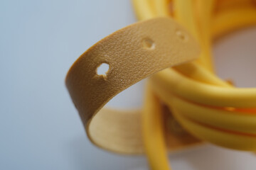 Close up of fast charger cable