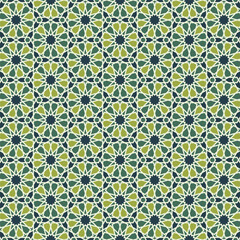 Arabic pattern background. Islamic ornament vector. Traditional Arabian geometry.