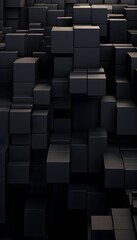 Fototapeta premium Black Pattern