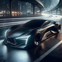 Photo of concept modern car from 2025.