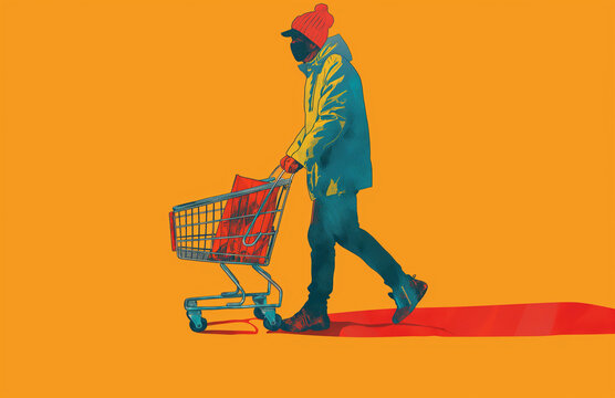 The modern man shopping