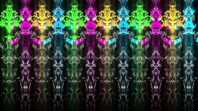 Art Flame Abtract Fire PSY Color Video Art VJ Loop