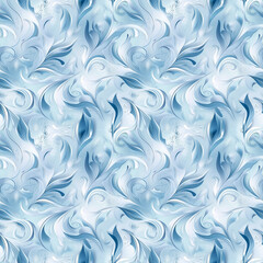 Abstract seamless pattern of white and blue colors. Design for wallpaper, posters, cards, wrapping paper and textiles.
