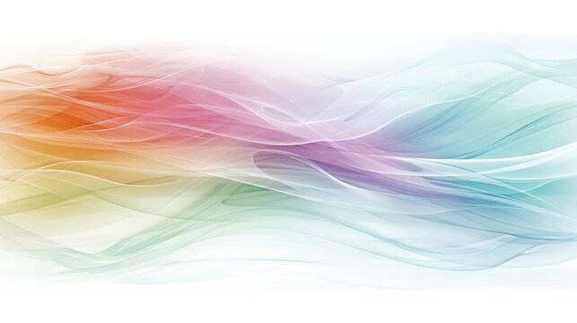 Vibrant rainbow colored abstract wave background ideal for creative design projects.