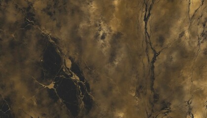 Abstract gold black marble