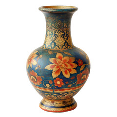 vintage ceramic vases isolated