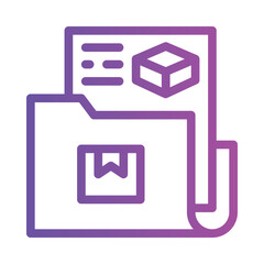 file gradient icon