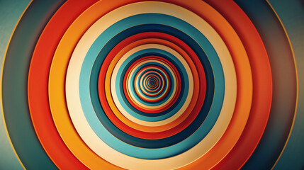 Retro optical illusion background with a psychedelic groove.
