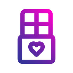 chocolate gradient icon