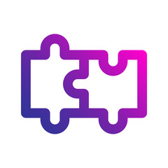 Obraz premium collaboration gradient icon