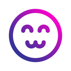cute gradient icon