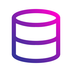 database gradient icon