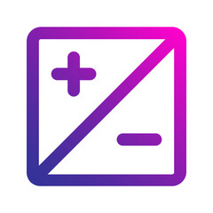 Obraz premium exposure gradient icon