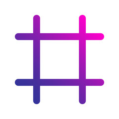Obraz premium grid gradient icon