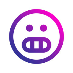 grinning gradient icon