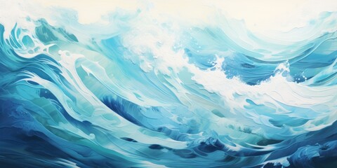 Fototapeta na wymiar Abstract background with ocean waves.