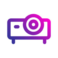 projector gradient icon