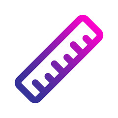 ruler gradient icon
