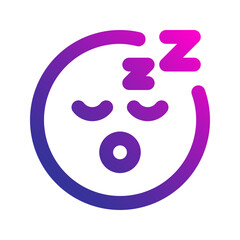 sleep gradient icon