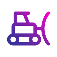 snowplow gradient icon