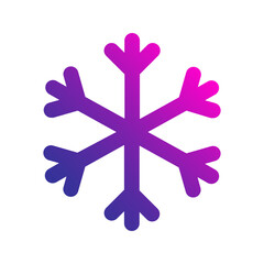 snowflake gradient icon