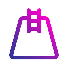 Fototapeta premium swimming pool gradient icon