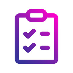 task list gradient icon