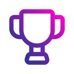 trophy gradient icon