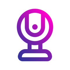 webcam gradient icon