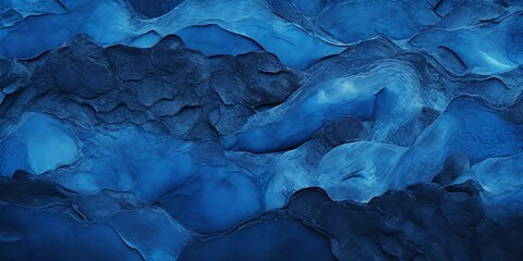 Fototapeta premium Blue abstract lava stone texture background