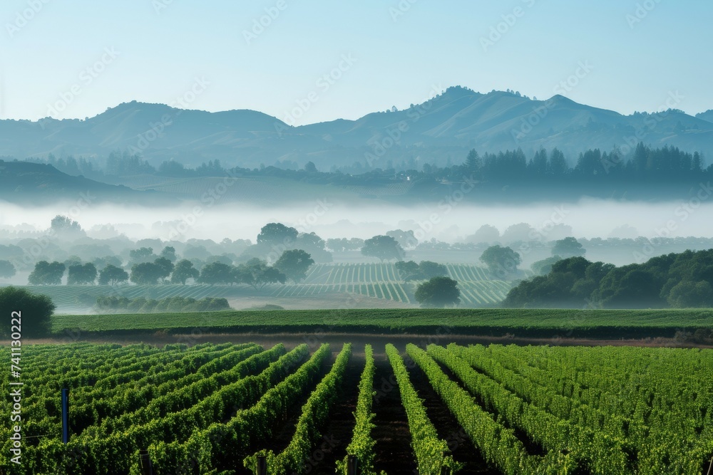 Poster agricultural field. background with selective focus and copy space