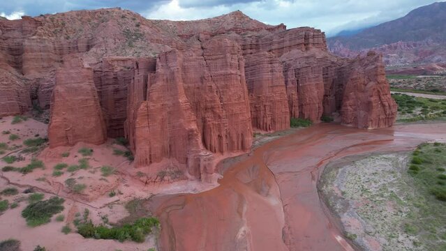 Los Castillos, Quebrada de las Conchas, Cafayate. Salta, Argentina